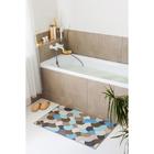 Коврик Доляна «Конфетти», 60×100 см, бежево-синий - Фото 5