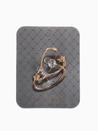 Брошь «Стетоскоп» крупный, белая в золоте - Фото 4