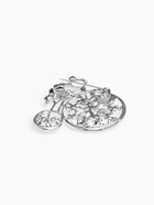 Брошь «Велосипед» ретро, белая в серебре - Фото 3