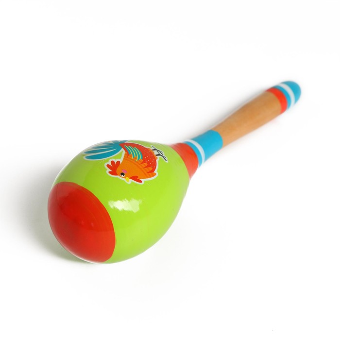 Музыкальная игрушка маракас «Петушок», 20 см - фото 1885147214