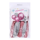 Воздушные шары латексные 12" «Все твои мечты», 5 шт., хром - Фото 2