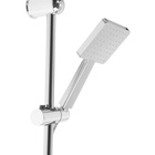 Душевая система ZEIN Z1001, тропическая и ручная лейка, шланги, стойка, мыльница, хром - Фото 11