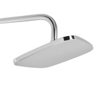 Душевая система ZEIN Z1004, тропическая и ручная лейка, шланги, стойка, мыльница, хром - Фото 9