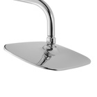 Душевая система ZEIN Z1005, тропическая и ручная лейка 3 режима, шланги, стойка, мыльница, хром - Фото 14