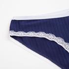 Трусы женские слипы, цвет тёмно-синий, размер 46-48 - Фото 2