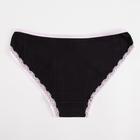 Трусы женские слипы, цвет чёрный, размер 42-44 - Фото 3