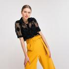 Рубашка женская MINAKU: Green trend цвет чёрный, р-р 42 - Фото 6
