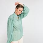 Рубашка женская MINAKU: Green trend цвет зелёный, р-р 42 - Фото 5