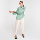 Рубашка женская MINAKU: Green trend цвет зелёный, р-р 42 - Фото 6