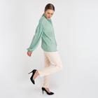 Рубашка женская MINAKU: Green trend цвет зелёный, р-р 42 - Фото 7