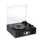 Проигрыватель виниловых дисков Ritmix LP-200B, 10 Вт, 3 скорости, BT, AUX, FM, RCA, черный - фото 51452611