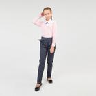Школьные брюки для девочки, цвет серый, рост 152 см - Фото 1