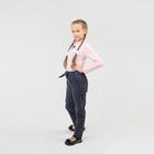 Школьные брюки для девочки, цвет серый, рост 152 см - Фото 3