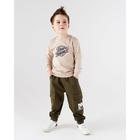 Брюки-джоггеры для мальчика, цвет хаки, рост 128 см - Фото 3