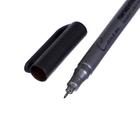 Набор ручек капиллярных ЗХК «Сонет», разные типы, 5 штук (0.1/.03./0.5/0.8/кисть), чёрный - Фото 2