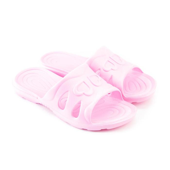Сланцы пляжные женские, цвет розовый, размер 38-39 - Фото 1
