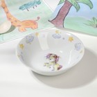 Набор детской посуды из керамики Доляна «Единорог», 3 предмета: кружка 230 мл, миска 400 мл, тарелка d=18 см, цвет белый - Фото 5