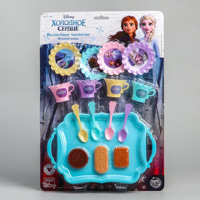 Игровой набор посуды «Сказочное чаепитие», Холодное сердце, МИКС 49618