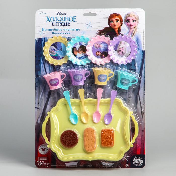 Игровой набор посуды «Сказочное чаепитие», Холодное сердце, МИКС 49618