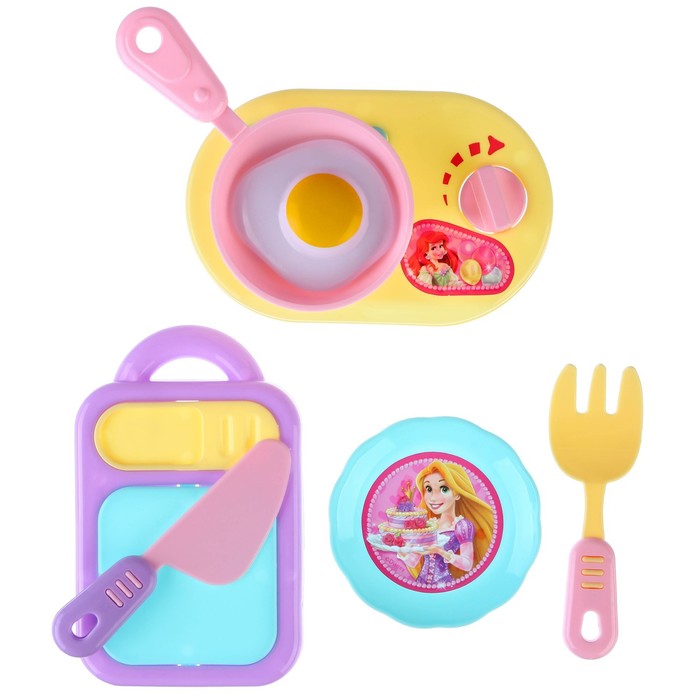 Игровой набор посуды «Мини-кухня», Принцессы, МИКС 49619