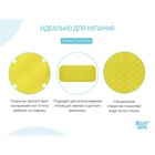 Антискользящий резиновый коврик для ванны, р-р 34,5х76см, цвет салатовый (с отверст) 6853734 - фото 16453711