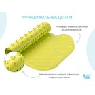 Антискользящий резиновый коврик для ванны, р-р 34,5х76см, цвет салатовый (с отверст) 6853734 - фото 16453712