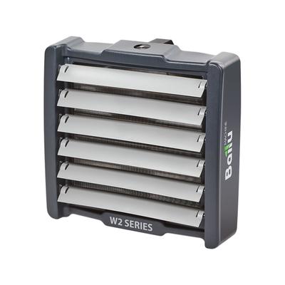 Тепловентилятор водяной Ballu BHP-W2-100-LN, настенный, трубчатый, 5400 м³/ч, 3 режима, серый