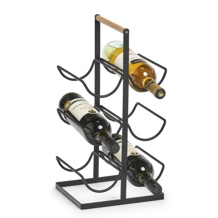Держатель для бутылок 23.5×20×46 см, металл - Фото 1