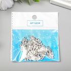 Декор металл для творчества «Пёсик спаниэль», под серебро, 2.3?1.4 см (комплект 12 шт) - фото 50160531