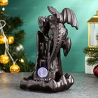 Набор благовоний на подставке "Дракон на скале" с подсветкой батарейки LR44, 24х17х15см - фото 24350759