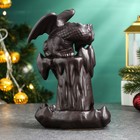 Набор благовоний на подставке "Дракон на скале" с подсветкой батарейки LR44, 24х17х15см - фото 24350757