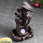 Набор благовоний на подставке "Дракон на скале" с подсветкой батарейки LR44, 24х17х15см - фото 24350758