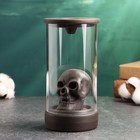 Подставка для благовоний TAKE IT EASY «Череп», набор благовоний конусы, стелющийся дым, 8×16.5 см - Фото 3