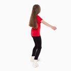 Леггинсы для девочки, цвет чёрный, рост 134 см 6881313