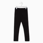 Леггинсы для девочки, цвет чёрный, рост 134 см 6881313