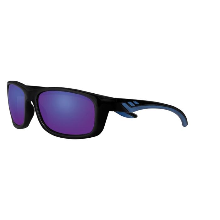 Солнцезащитные очки ZIPPO спортивные, унисекс, чёрные, оправа из поликарбоната - Фото 1