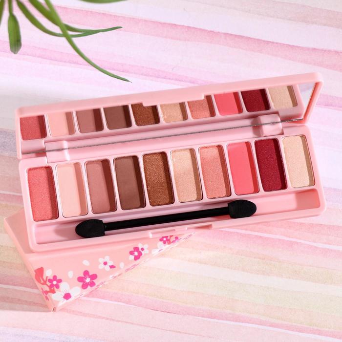 Палетка теней для век, 10 цветов - Фото 1