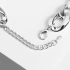 Колье «Цепь бруклин», цвет серебро, 50см 5464487