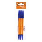 Набор ручек шариковых, 0.7 мм, 3 шт., стержень синий, оранжевый корпус - фото 6408093