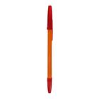Набор ручек шариковых 3 цвета, стержень 0,7 мм, синий, красный, чёрный, корпус оранжевый - фото 6408099