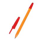 Набор ручек шариковых 3 цвета, стержень 0,7 мм, синий, красный, чёрный, корпус оранжевый - фото 6408100