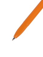 Набор шариковых ручек Calligrata, 12 штук, синий стержень, узел 0.7 мм, оранжевый корпус с синим колпачком - Фото 7