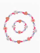 Набор детских украшений Выбражулька «Зайчик», 2 предмета: бусы, браслет d=6 см разноцветный - Фото 1