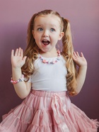 Набор детских украшений Выбражулька «Зайчик», 2 предмета: бусы, браслет d=6 см разноцветный - Фото 8