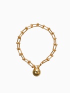 Браслет металл «Цепь» шар, цвет золото, L=22 см - Фото 1