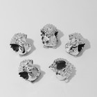 Шарм «Ёжик», цвет серебро - Фото 1