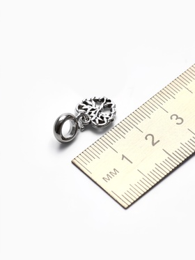 Шарм подвеска «Семейное древо», цвет серебро (комплект 5 шт)