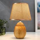 Лампа настольная 16305/1BR E14 40 Вт светлое дерево 20×20×31 см - Фото 2