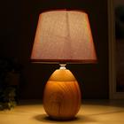 Лампа настольная 16305/1BR E14 40 Вт светлое дерево 20×20×31 см - Фото 3