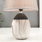 Лампа настольная 16305/1GR E14 40 Вт серый 20×20×31 см - Фото 5